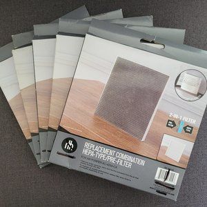 (Lot of 5) Hometrends Replacement Combo HEPA-Type/Pre-Filter - BRAND NEW